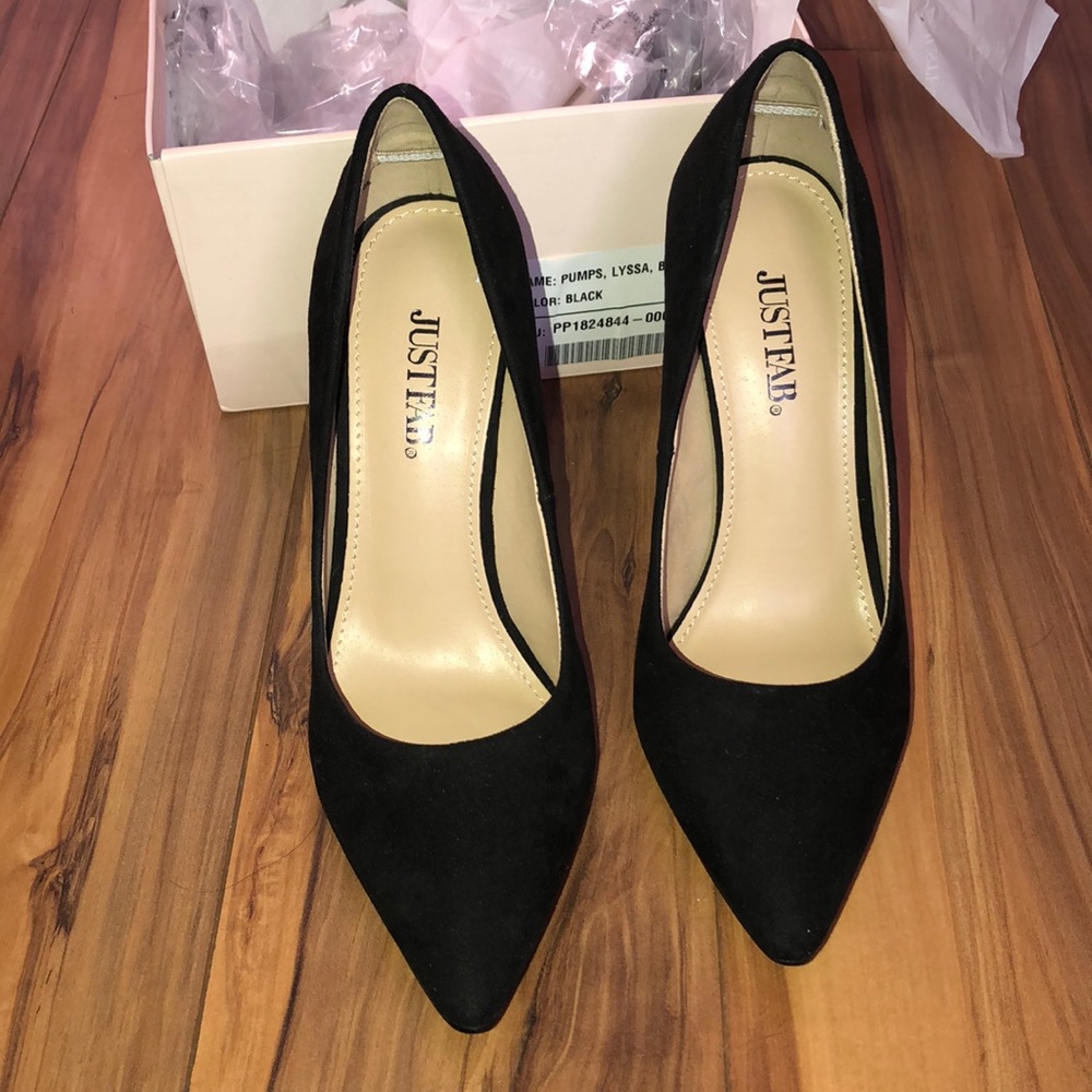 Black heels